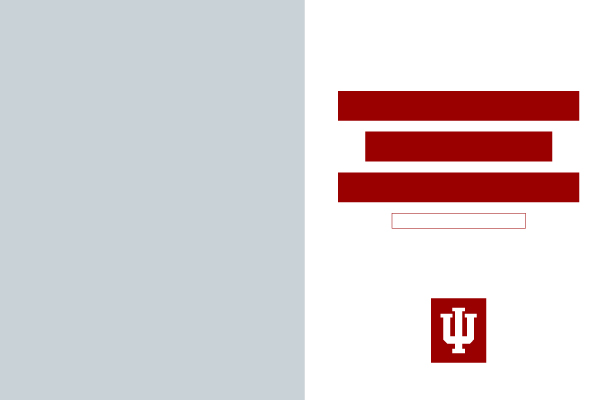 A composition lay out with grey and crimson boxes.