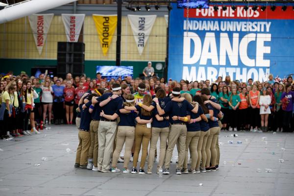 Students gather at the annual IU Dance Marathon.