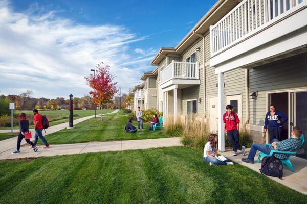 Student apartments on IU South Bend campus.