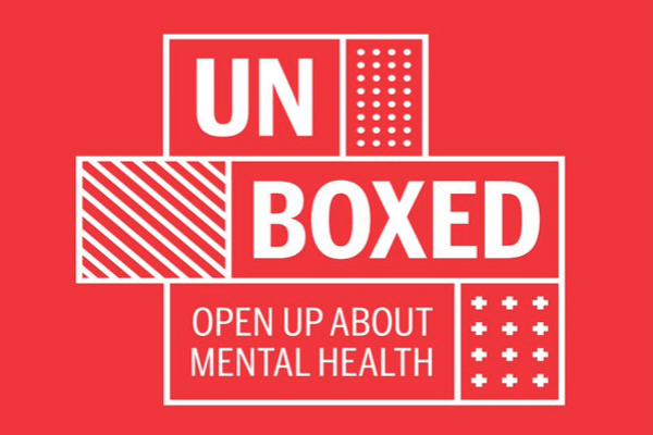 Graphic reads -Un-boxed Open up about mental health!