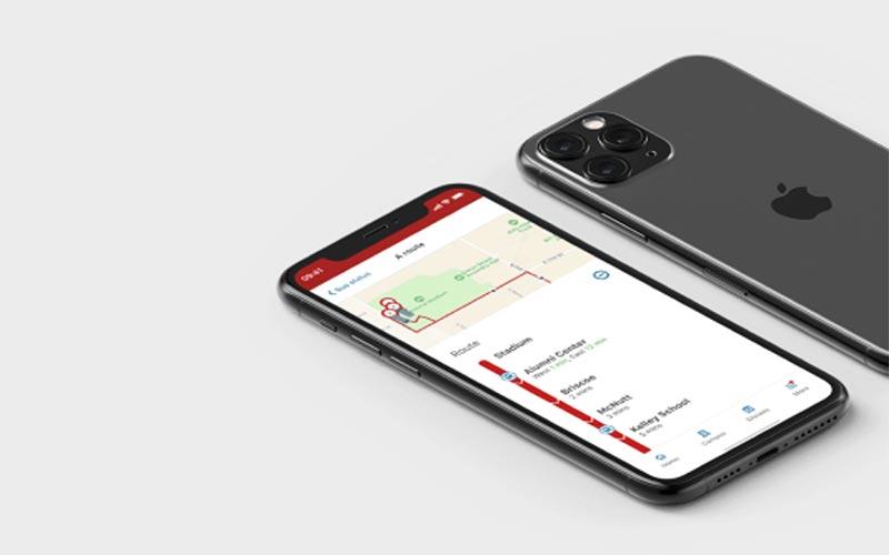 Screenshots of mobile app displaying on iphone.